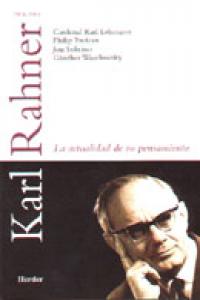 Karl Rahner, de Lehmann, Karl | portada del libro