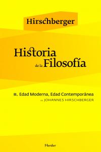 Historia de la Filosofía, de Hirschberger, Johannes | portada del libro