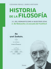 Historia de la filosofía III. Del Romanticismo a nuestros días, de Reale, Giovanni | portada del libro