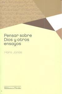 Pensar sobre Dios y otros ensayos, de Jonas, Hans | portada del libro
