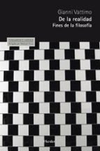 DE LA REALIDAD, de Gianni Vattimo | portada del libro