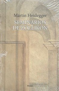 SEMINARIOS DE ZOLLIKON, de HEIDEGGER | portada del libro