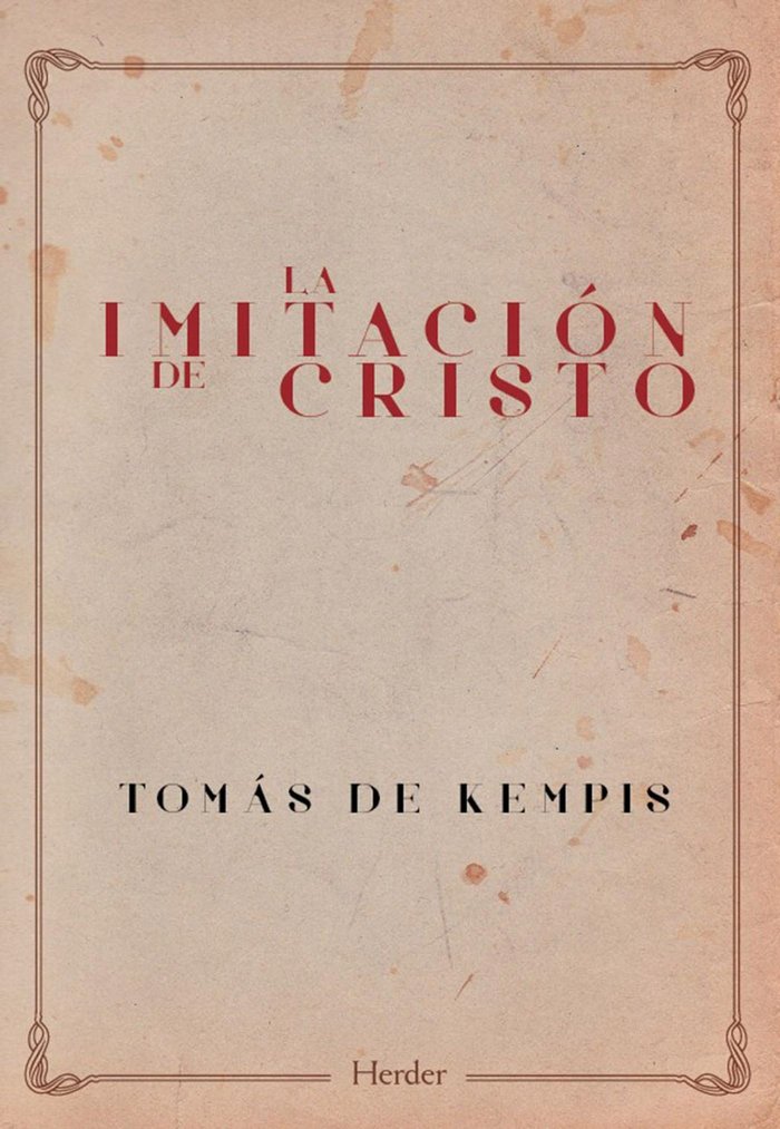 IMITACION DE CRISTO, LA (NE), de KEMPIS, TOMAS DE | portada del libro
