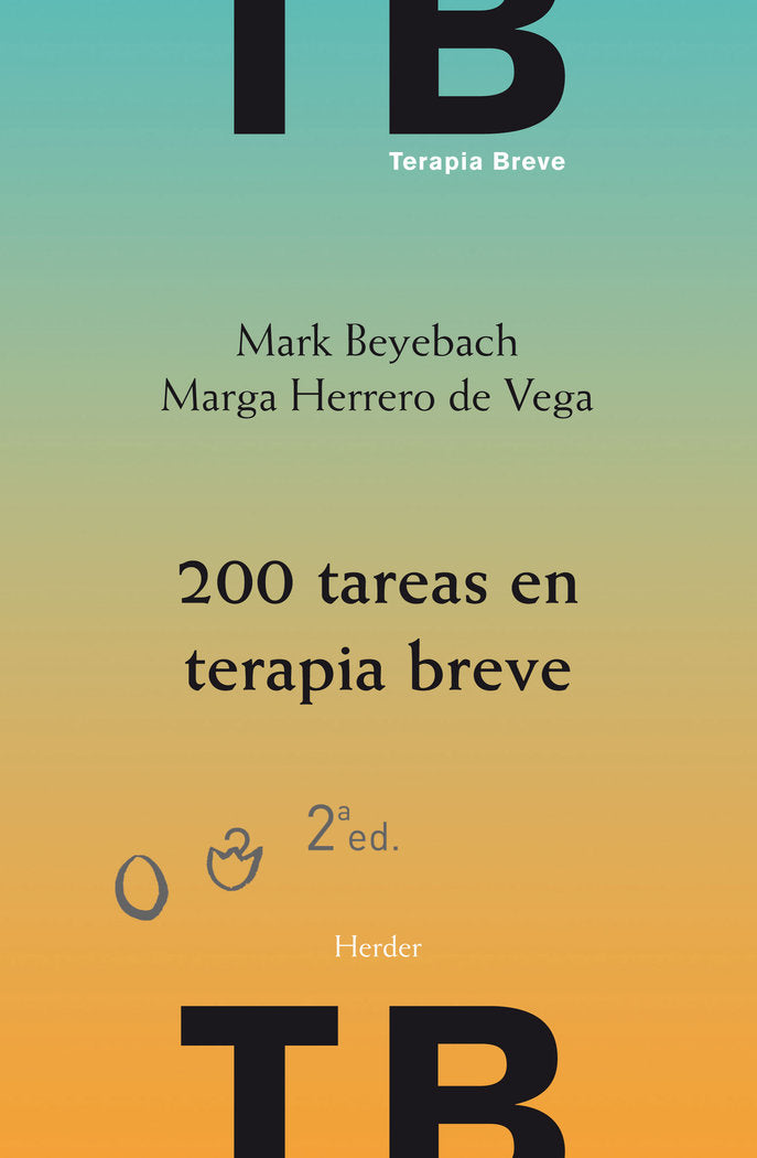 200 tareas en terapia breve, de Beyebach, Mark | portada del libro