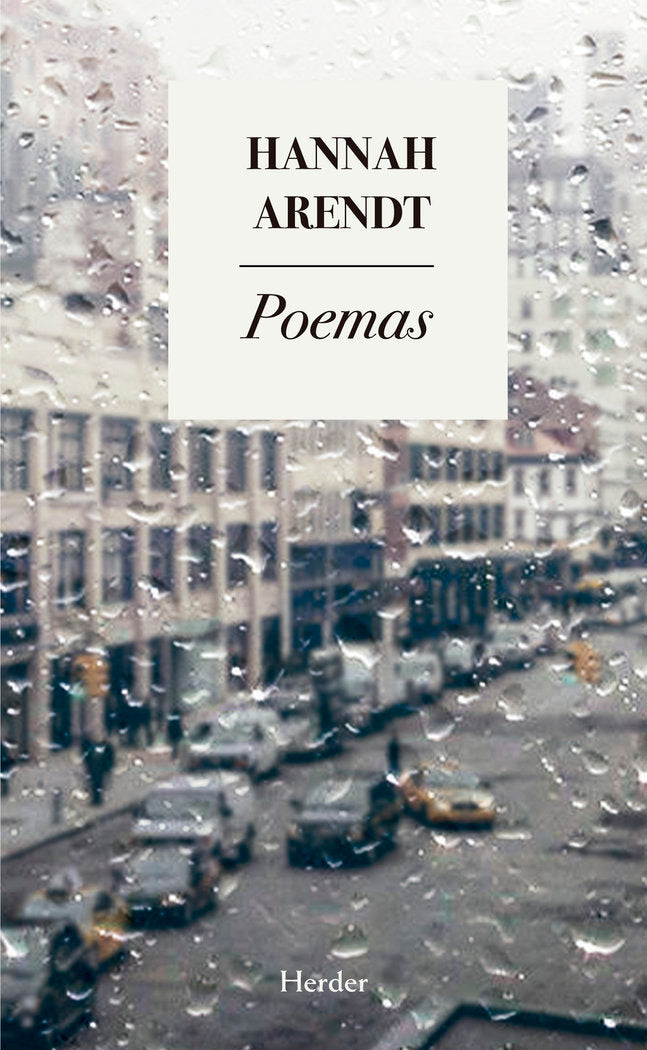 Poemas, de Arendt, Hannah | portada del libro