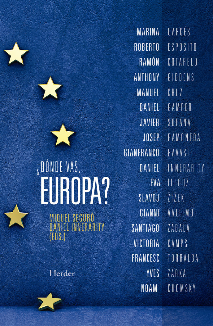 DONDE VAS, EUROPA, de Seguró Mendlewicz | portada del libro