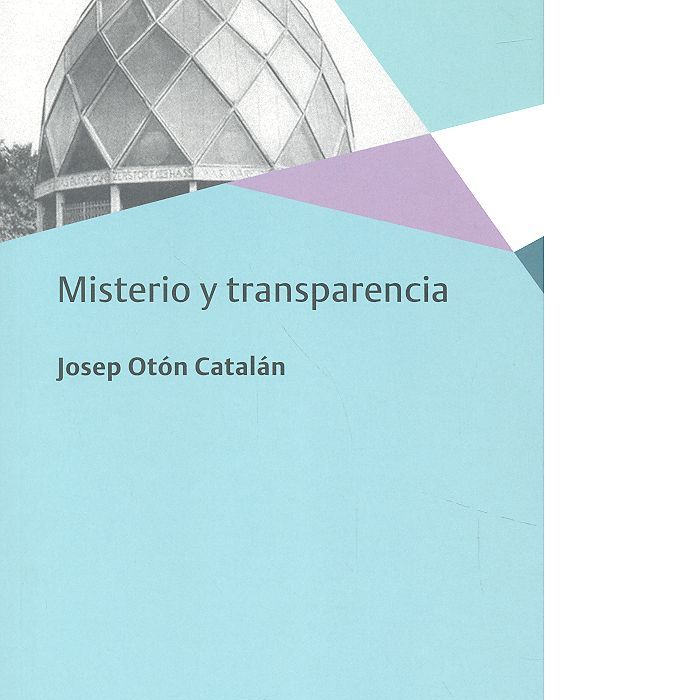 Misterio y transparencia, de Otón Catalán, Josep | portada del libro