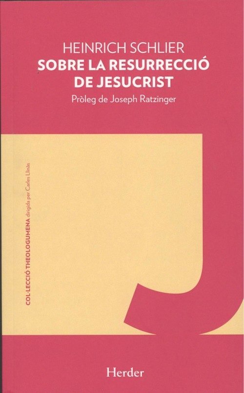SOBRE LA RESURRECCIO DE JESUCRIST, de SCHLIER | portada del libro