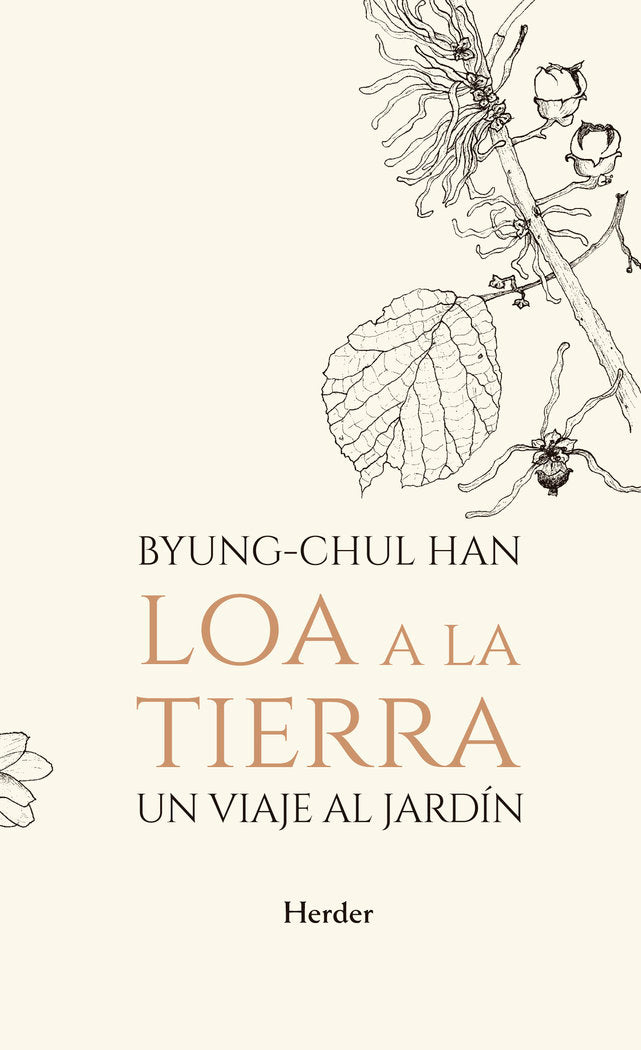 Loa a la tierra, de Byung-Chul, Han | portada del libro