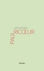 PAUL RICOEUR, de Jean Grondin | portada del libro