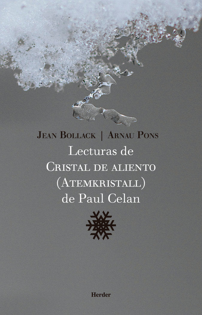 Lecturas de Cristal de Aliento (Atemkristall) de Paul Celan, de Bollack, Jean | portada del libro