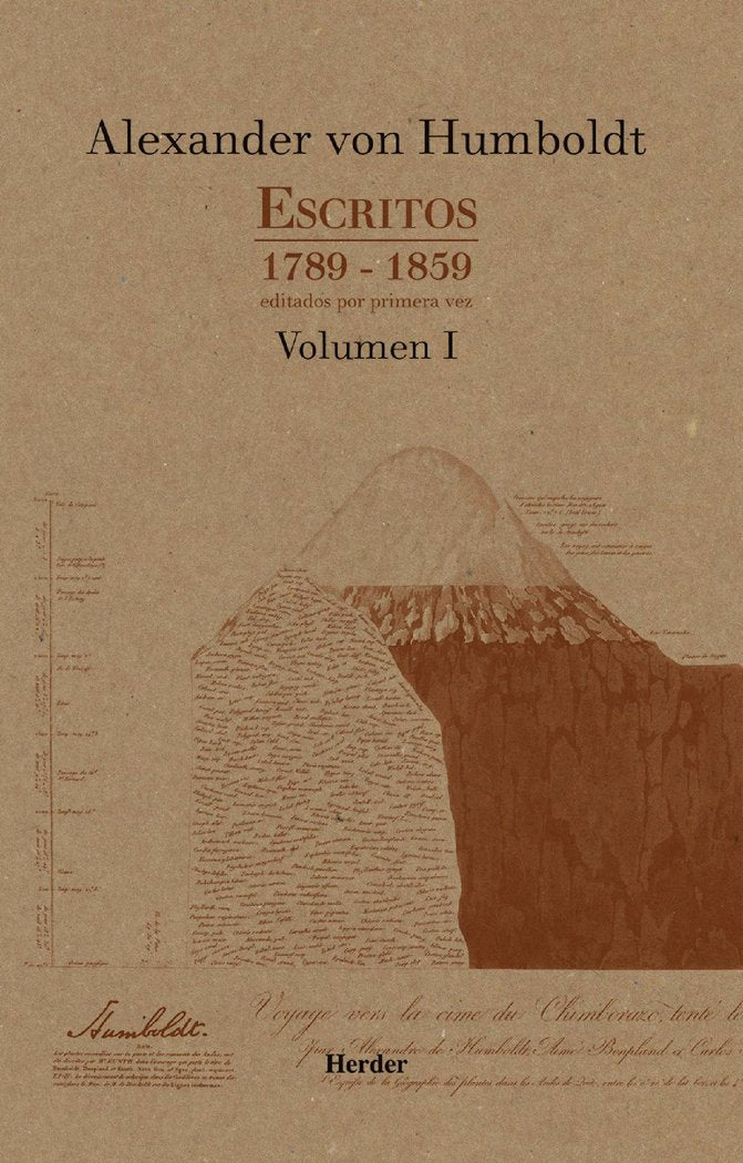ESCRITOS 1789-1859. VOL. I, de HUMBOLDT, ALEXANDER VON | portada del libro