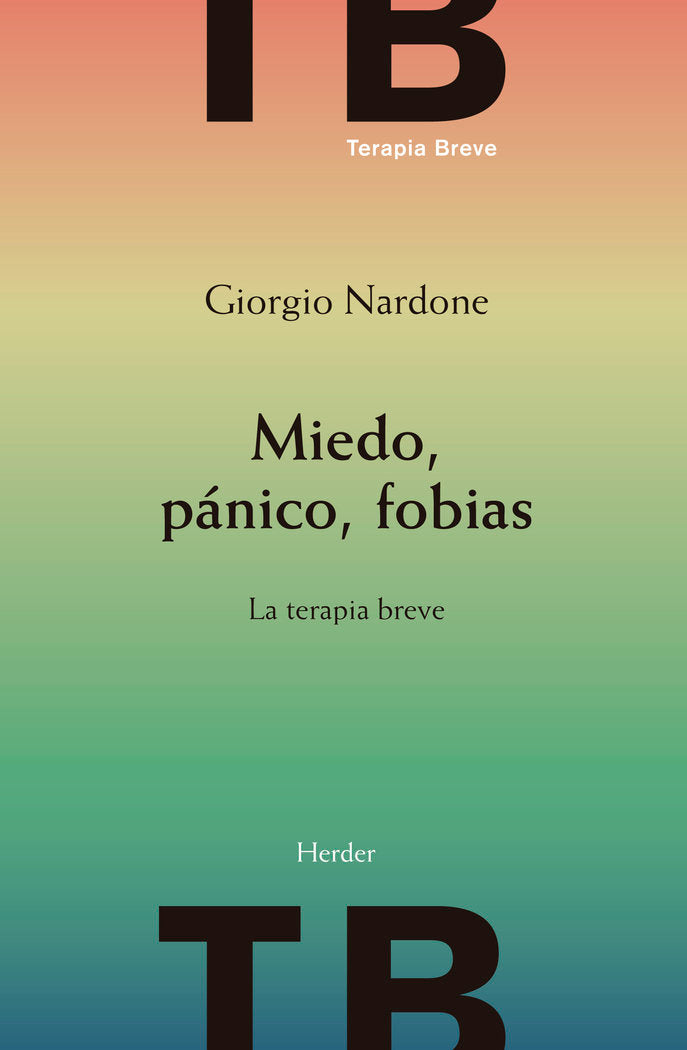 Miedo, pánico, fobias, de Nardone, Giorgio | portada del libro