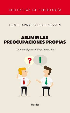 ASUMIR LAS PREOCUPACIONES PROPIAS | portada del libro