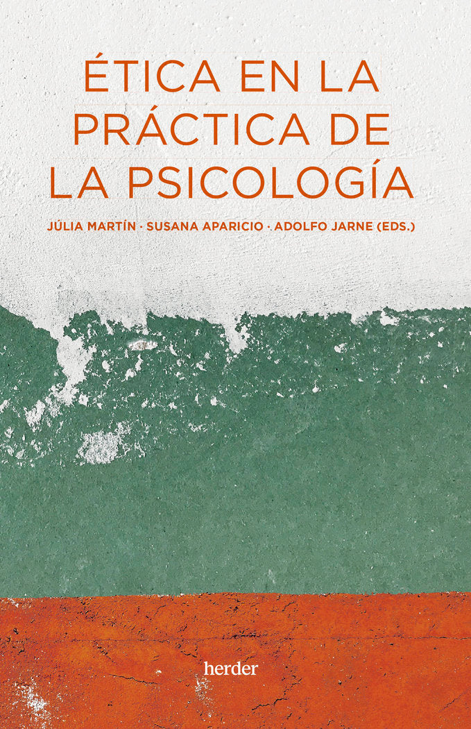 ETICA EN LA PRACTICA DE LA PSICOLOGIA, de APARICIO AROCA, SUSANA | portada del libro