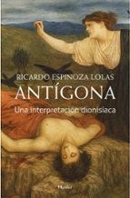 ANTIGONA, de RICARDO ESPINOZA LOLAS | portada del libro