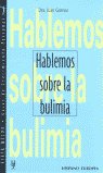 Hablemos sobre la bulimia, de JOAN GOMEZ | portada del libro