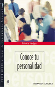 Conoce tu personalidad, de HEDGES, PATRICIA | portada del libro