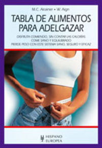 Tabla de alimentos para adelgazar, de Airainer, Maria Claudia | portada del libro