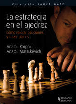 La estrategia en el ajedrez, de Karpov, Anatoli | portada del libro