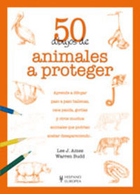 50 dibujos de animales a proteger, de Ames, Lee J. | portada del libro