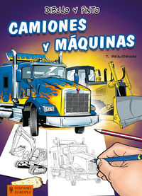 Dibujo y pinto camiones y máquinas, de Beaudenon, Thierry | portada del libro