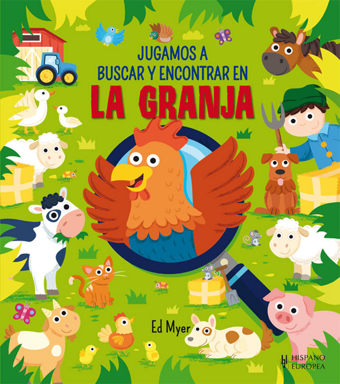 Jugamos a buscar y encontrar en la granja, de Myer, Ed | portada del libro