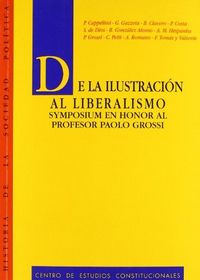 De la Ilustración al Liberalismo., de Paolo Cappellini | portada del libro