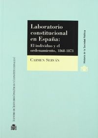 Laboratorio constitucional en España., de Serván | portada del libro