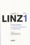 FASCISMO : PERSPECTIVAS HISTORICAS Y COMPARADAS, de LINZ | portada del libro
