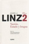 OBRAS ESCOGIDAS 2 : NACION, ESTADO Y LENGUA, de LINZ | portada del libro