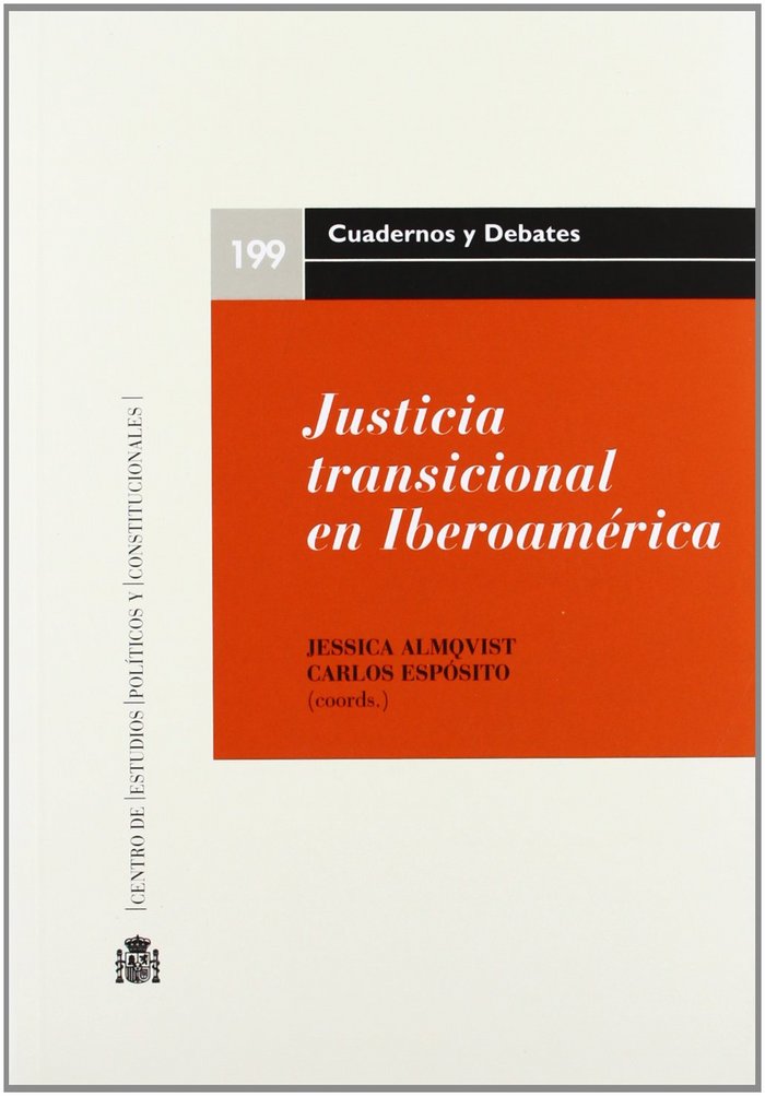 JUSTICIA TRANSICIONAL EN AMERICA, de ALMQVIST | portada del libro