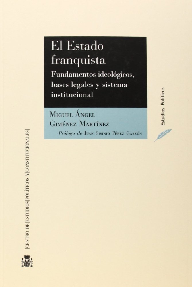 El Estado franquista, de Giménez Martínez | portada del libro