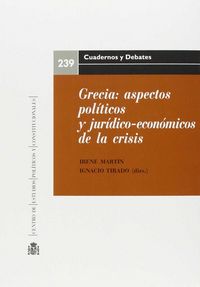 Grecia: aspectos políticos y jurídico-económicos de la crisis, de Varios autores | portada del libro