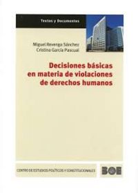 Decisiones básicas en materia de violaciones de derechos humanos, de Varios autores | portada del libro