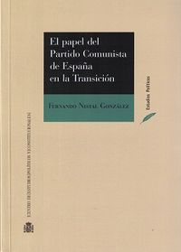 El papel del Partido Comunista en la transición, de Nistal González | portada del libro