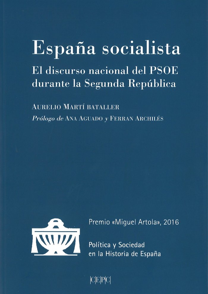 España socialista, de Martí Bataller, Aurelio | portada del libro