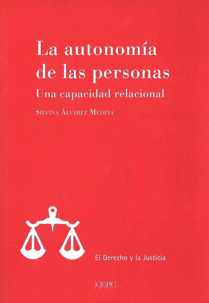 La autonomía de las personas. Una capacidad relacional, de Álvarez Medina, Silvina | portada del libro