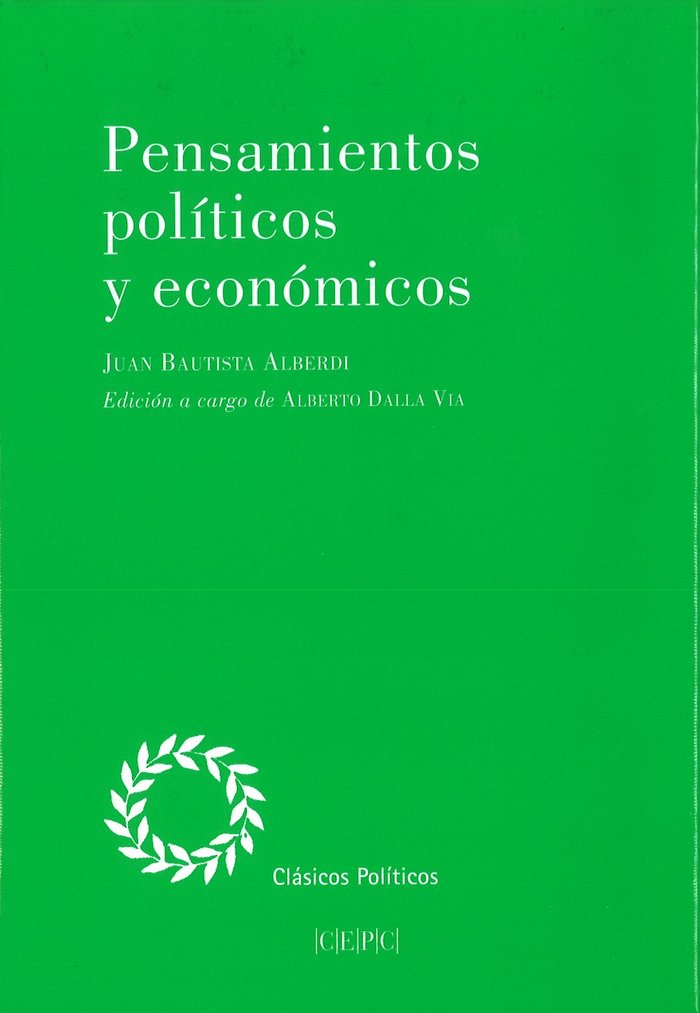 Pensamientos políticos y económicos, de Alberdi Aráoz, Juan Bautista | portada del libro