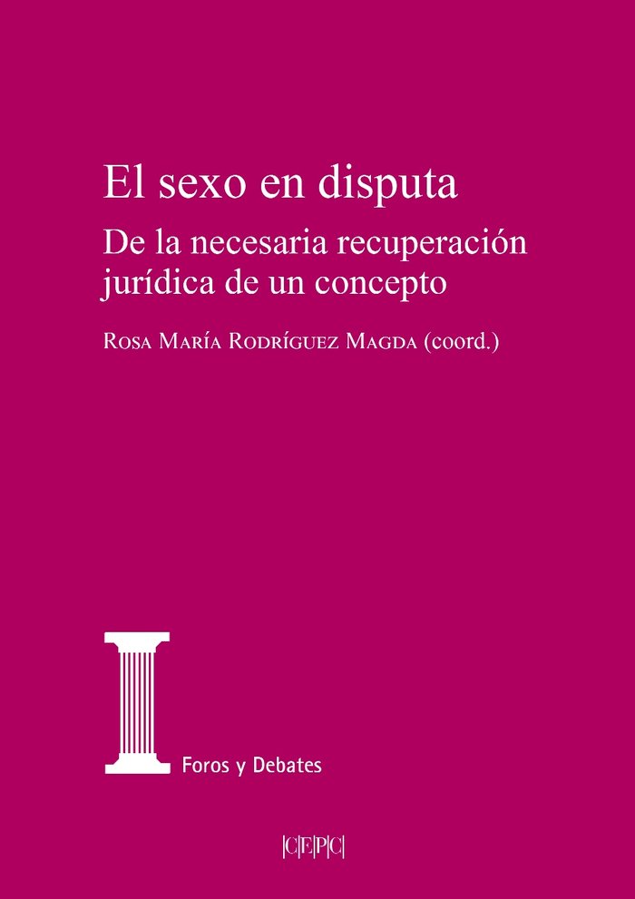 EL SEXO EN DISPUTA | portada del libro