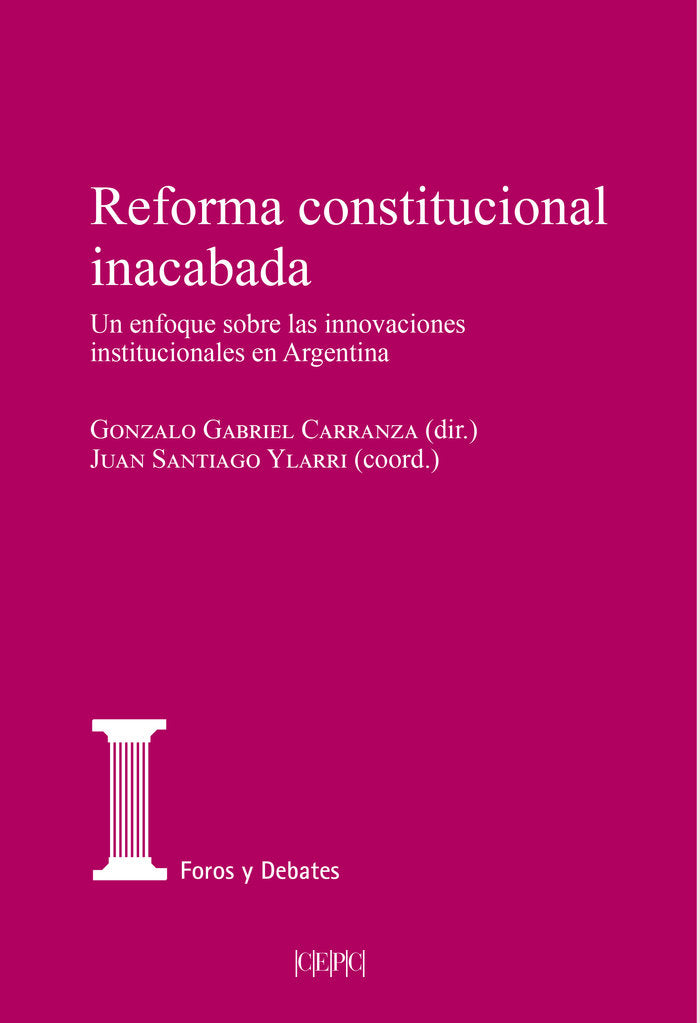 REFORMA CONSTITUCIONAL INACABADA | portada del libro