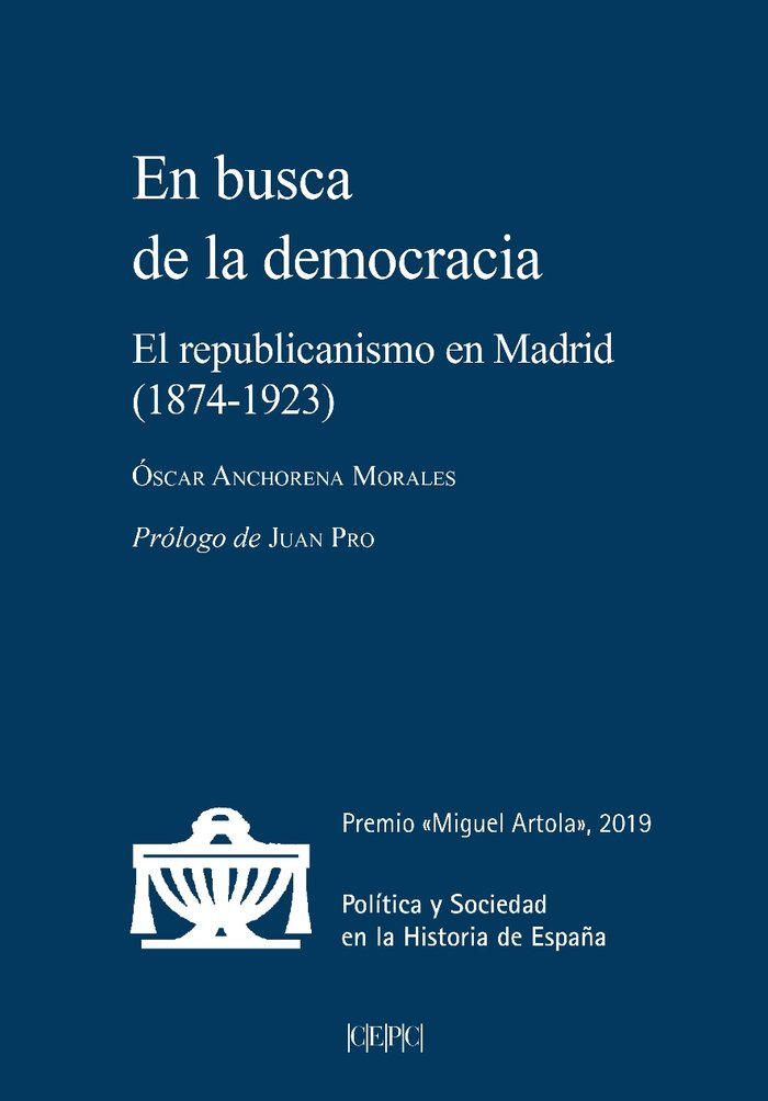 EN BUSCA DE LA DEMOCRACIA, de ANCHORENA MORALES, OSCAR | portada del libro