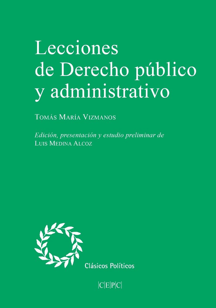 LECCIONES DE DERECHO PUBLICO ADMINISTRATIVO, de VIZMANOS, TOMAS Mª | portada del libro