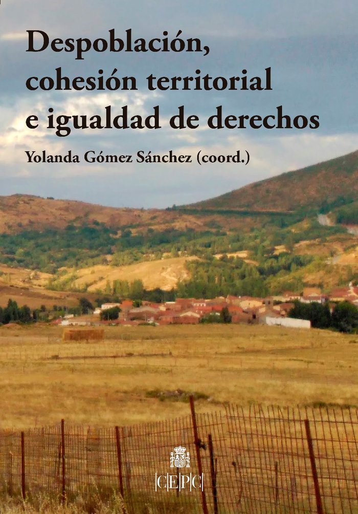 DESPOBLACION, COHESION TERRITORIAL E IGUALDAD DE DERECHOS | portada del libro