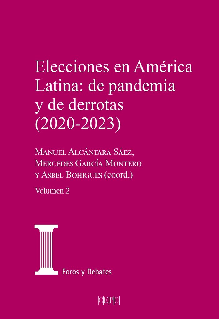 ELECCIONES EN AMERICA LATINA | portada del libro