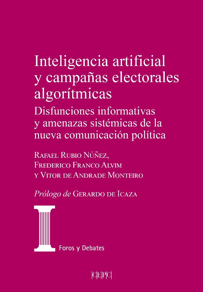 INTELIGENCIA ARTIFICIAL Y CAMPAÑAS ELECTORALES, de RUBIO, RAFA | portada del libro