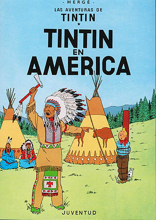 TINTIN, EN AMERICA, de Remi | portada del libro