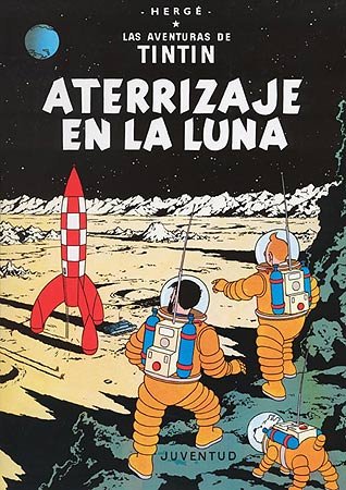 TINTIN, ATERRIZAJE EN LUNA, de Remi | portada del libro