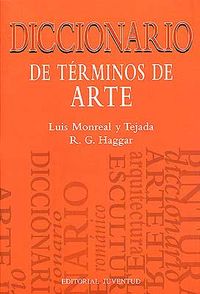 DICCIONARIO DE TERMINOS DE ARTE, de Monreal | portada del libro