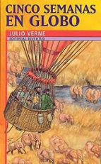 Cinco semanas en globo, de Julio Verne | portada del libro
